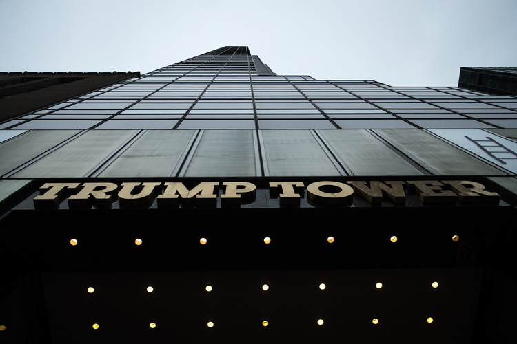 Trump Tower (Drew Angerer/Getty Images)</p>  