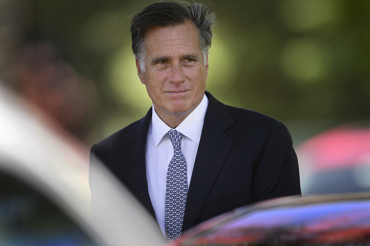 Mitt Romney (Scott Sommerdorf/The Salt Lake Tribune via AP)</p>  