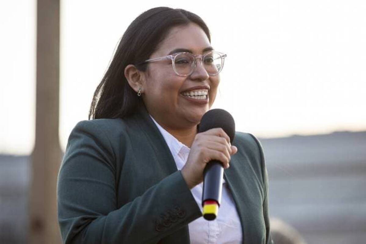 Jessica Cisneros is attempting to unseat nine-term incumbent Rep. Henry Cuellar (D-Texas). (Matthew Busch/Bloomberg News)