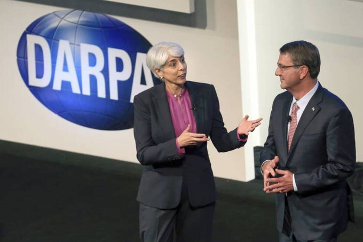 Arati Prabhakar, left, was director of the Defense Advanced Research Projects Agency in the Obama administration. (Christian Gooden/St. Louis Post-Dispatch/AP)