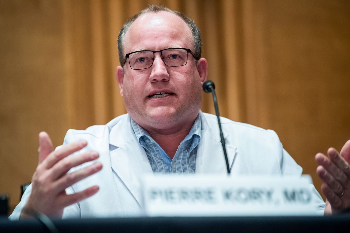 Pierre Kory, a Wisconsin critical care doctor, co-founded the Front Line Covid-19 Critical Care Alliance. (Tom Williams/Getty Images)