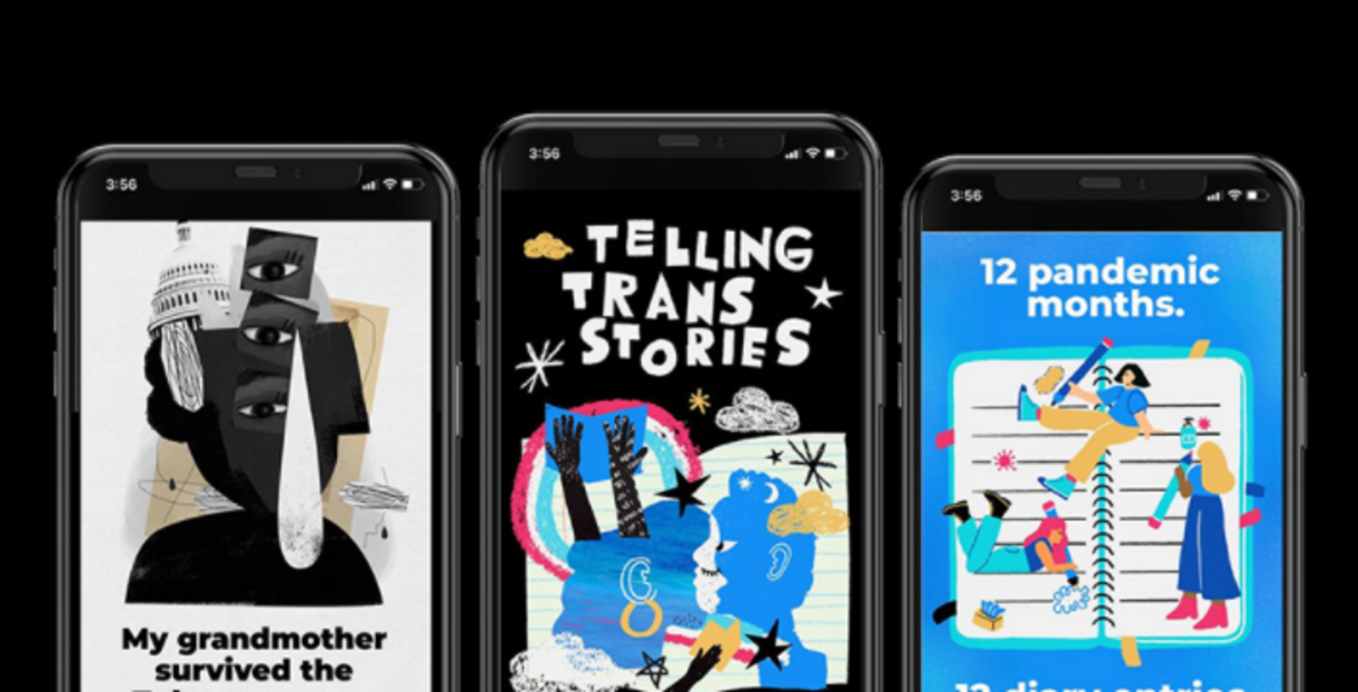 Screenshots of our past Lily Lines newsletters.