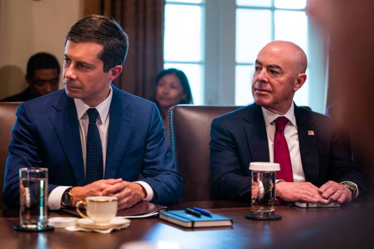 The letter requests information from Transportation Secretary Pete Buttigieg and Homeland Security Secretary Alejandro Mayorkas. (Demetrius Freeman/The Washington Post)