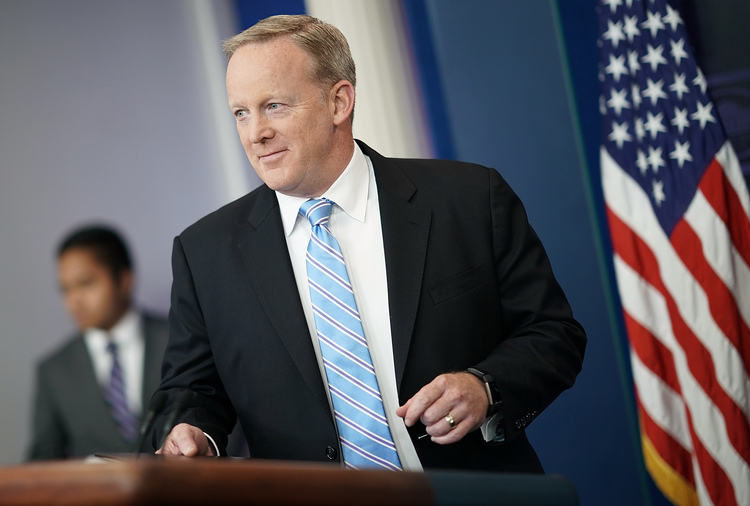 White House Press Secretary Sean Spicer. (Photo by Win McNamee/Getty Images)  