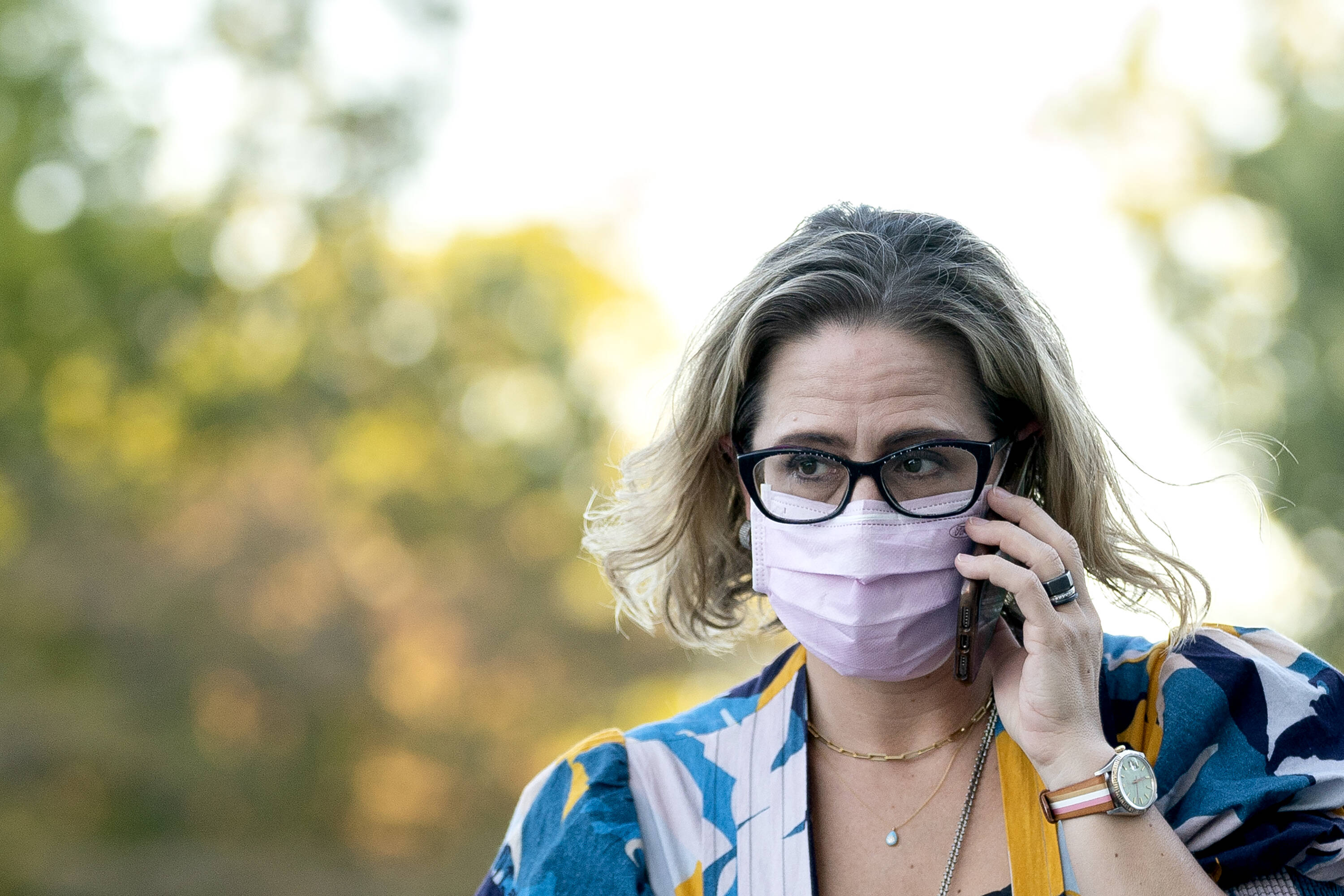 Sen. Kyrsten Sinema (D-Ariz.) (Stefani Reynolds for The Washington Post)