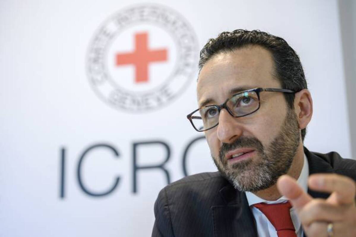 Robert Mardini, director general of the International Committee for the Red Cross. (Martial Trezzini/Keystone/AP)