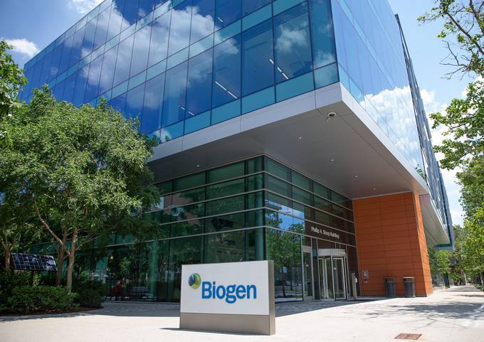 The Biogen headquarters in Cambridge, Mass. (CJ Gunther/EPA-EFE/REX/Shutterstock)