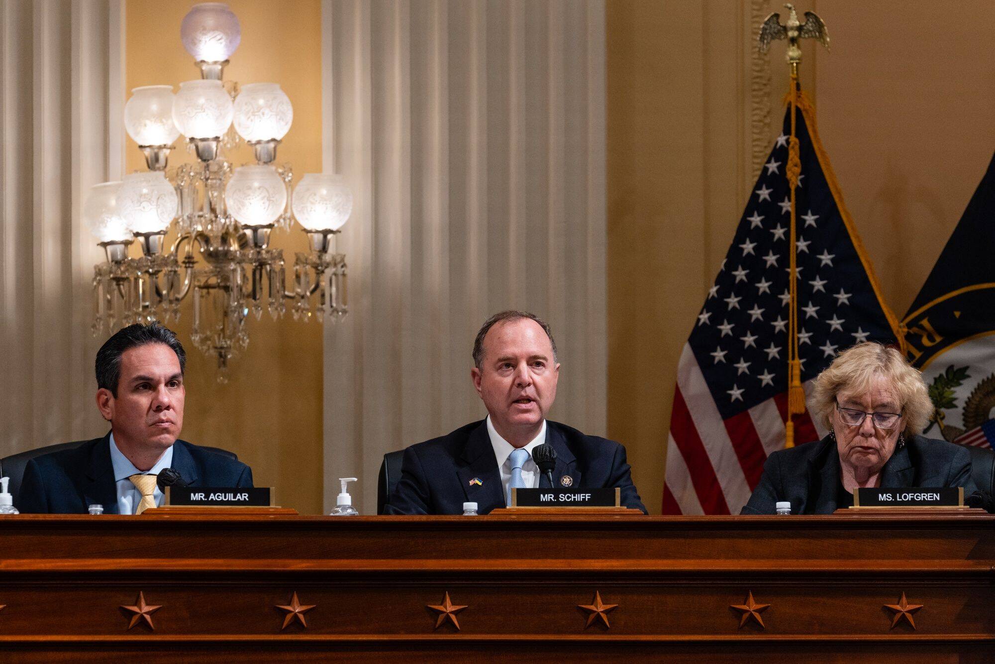 Members of the Jan. 6 committee. (Bloomberg News)