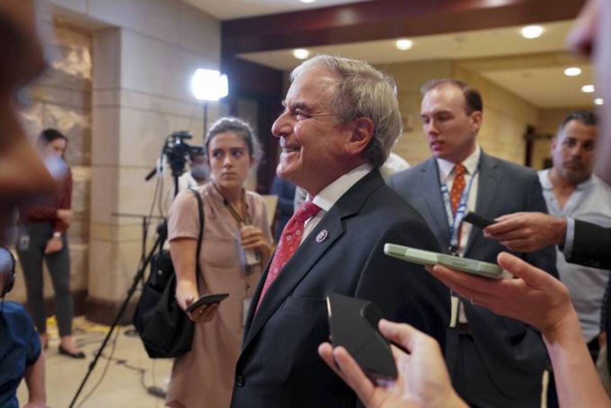 Rep. John Yarmuth (D-Ky.) speaks to journalists on June 15. (Bonnie Jo Mount/The Washington Post)