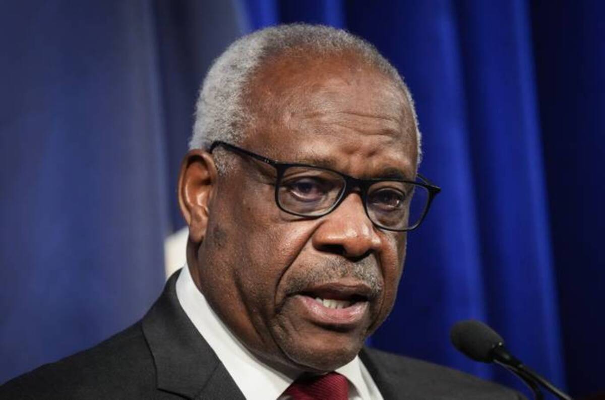 Supreme Court Justice Clarence Thomas. (Drew Angerer/Getty Images)
