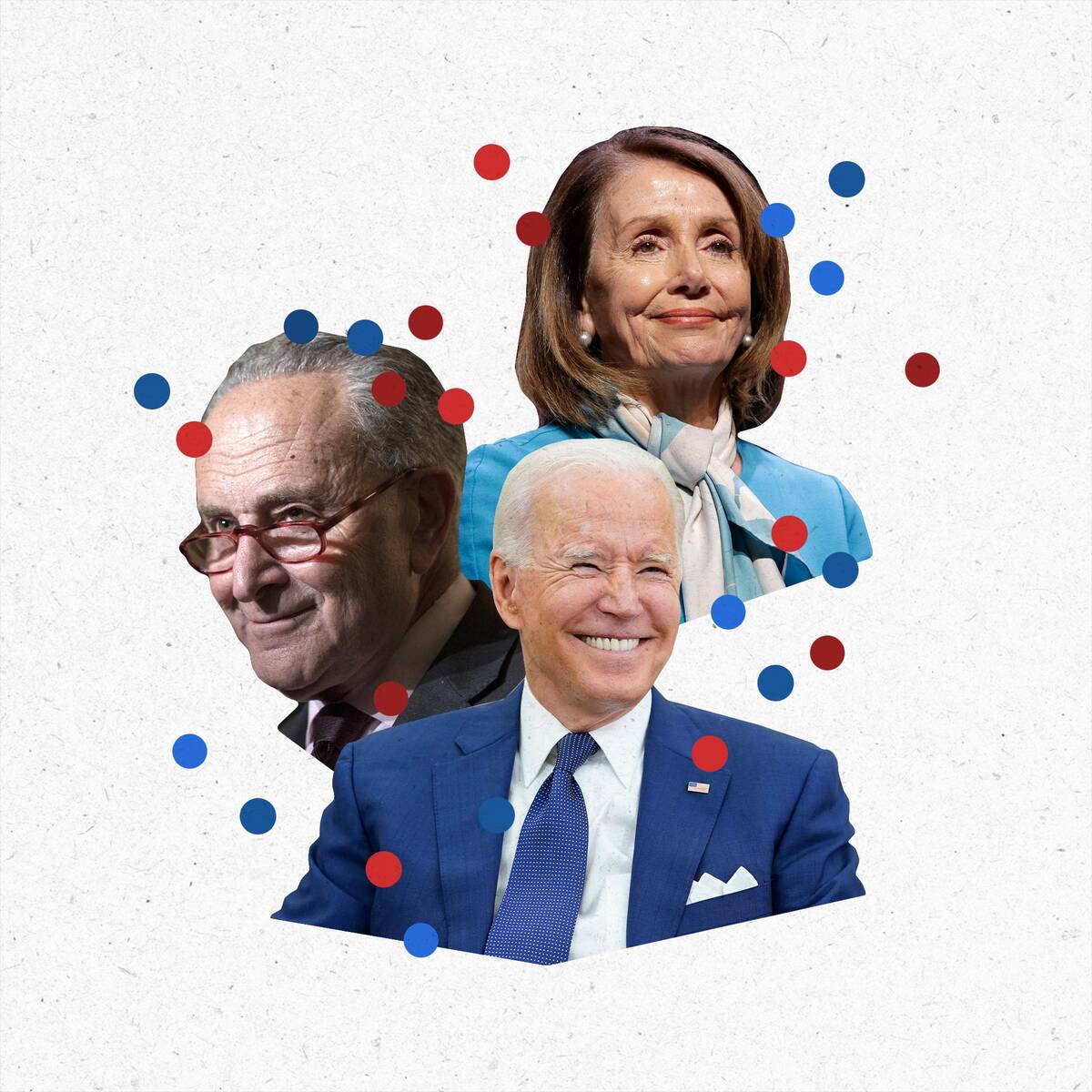 (Washington Post illustration; Seth Wenig/AP; Susan Walsh/AP; Sarah Silbiger/Bloomberg News; iStock)
