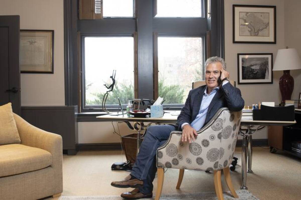Jeffrey Zients, the former Director of the National Economic Council who worked for President Barack Obama, is photographed in his office in Washington, D.C., on April 19, 2018. (Marvin Joseph/The Washington Post)