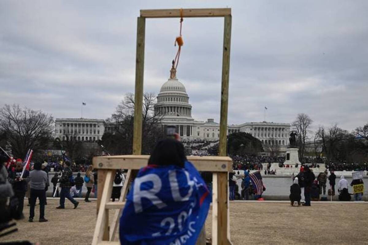 Trump supporters gather across from the U.S. Capitol on Jan. 6, 2021. (Andrew Caballero-Reynolds/AFP/Getty Images)&nbsp;
