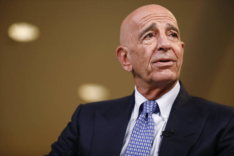 Tom Barrack speaks at the Milken Institute Global Conference last year. (Patrick T. Fallon/Bloomberg News)  