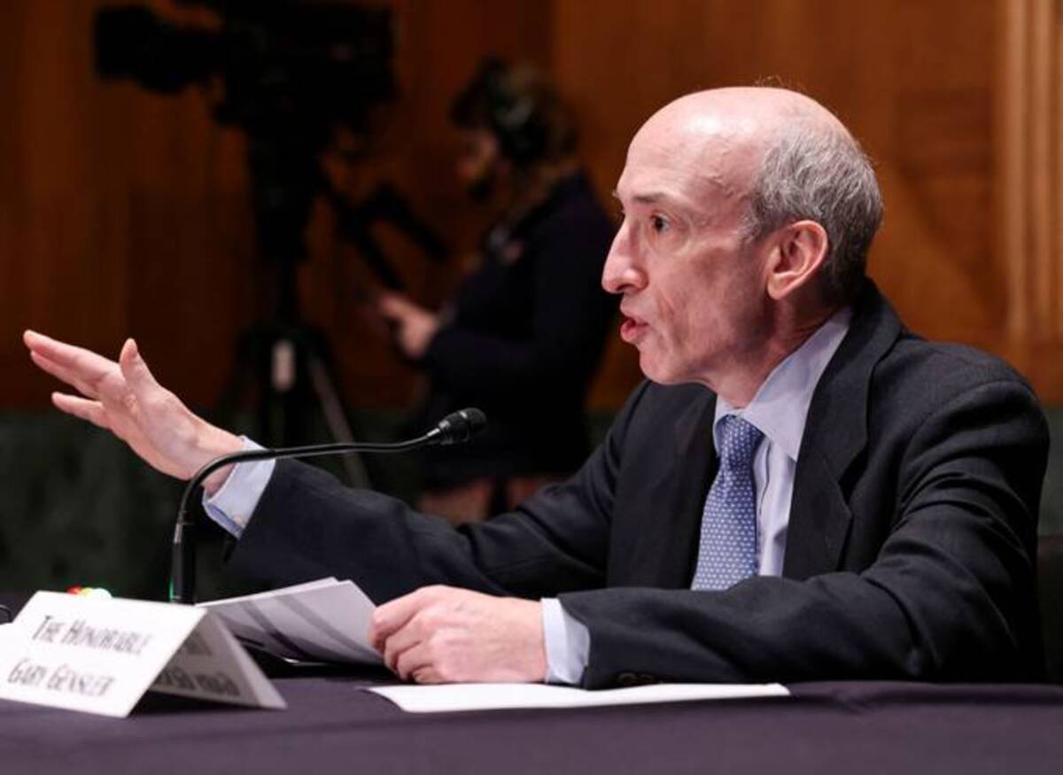 Securities and Exchange Commission Chair Gary Gensler. (Evelyn Hockstein/Pool/Reuters)