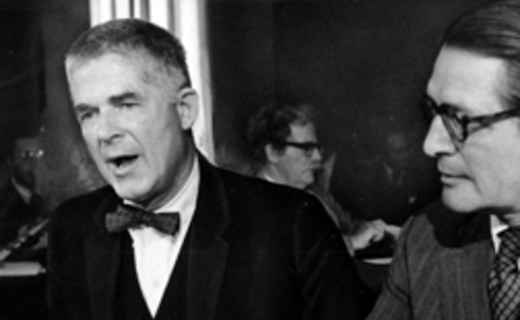 Archibald Cox appears before the Senate Judiciary Committee in 1973. (Bob Burchette/The Washington Post)</p>