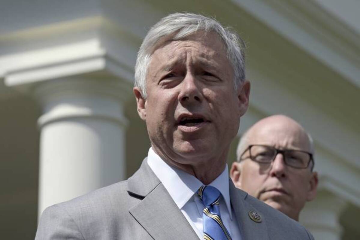 Rep. Fred Upton (R-Mich.) outside the White House in 2017. (Susan Walsh/AP)