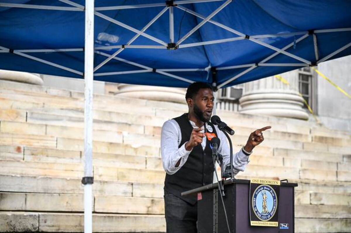Jumaane Williams, the New York City public advocate, is considering running for governor. (Desiree Rios/Bloomberg News)