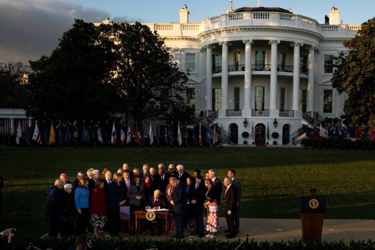 President Biden signs into law his Bipartisan Infrastructure Deal, H.R. 3684, the 