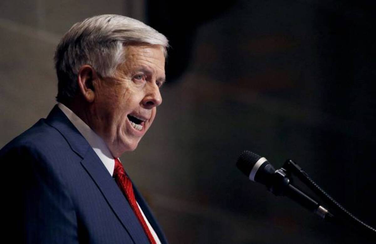 Missouri Gov. Mike Parson (R) called the reporter a 