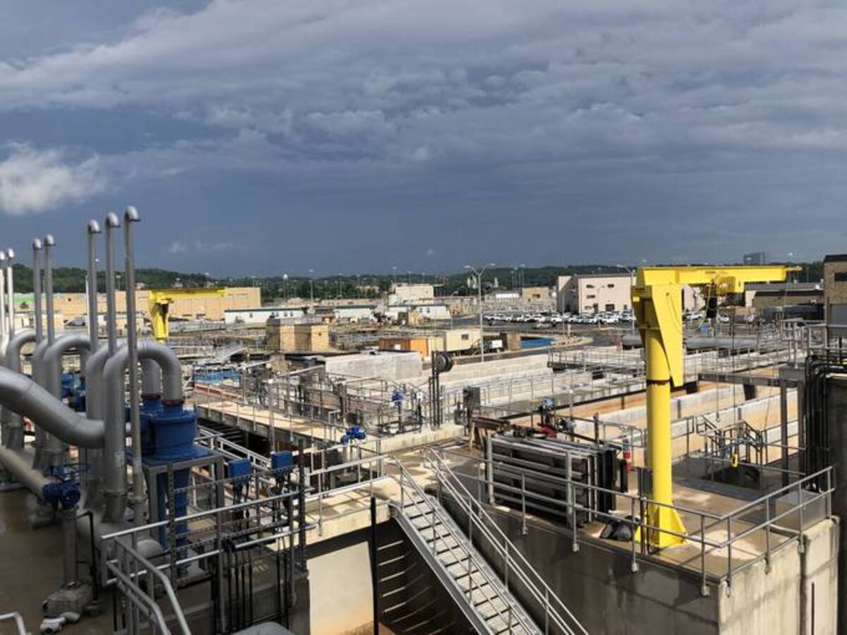 The Blue Plains water treatment plant, which serves Washington, D.C. (Reis Thebault/The Washington Post)